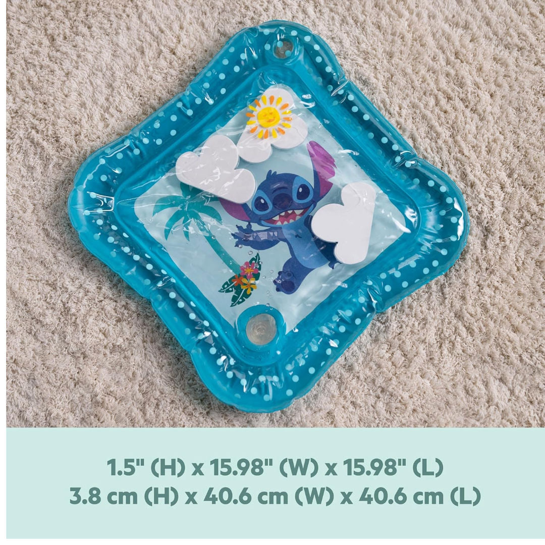 Bright Starts Disney Lilo & Stitch Baby Stitch Water Mat Making Waves Baby Play Mat (36.83 x 4.45 x 48.26cm), 0M - 3years