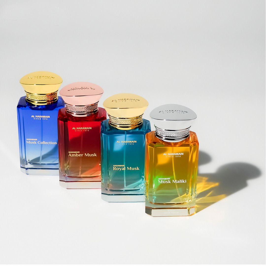 Al Haramain Musk Series Gift Set, 4 x 100ml Eau De Parfum, Premium Unisex Fragrance Collection
