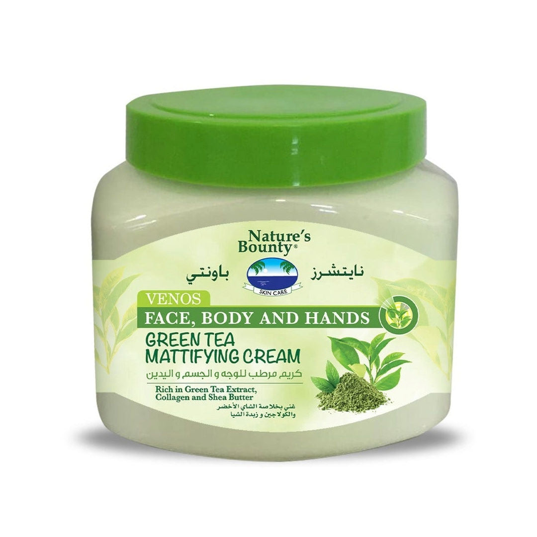 Nature's Bounty Venos Mattifying Cream, Green Tea