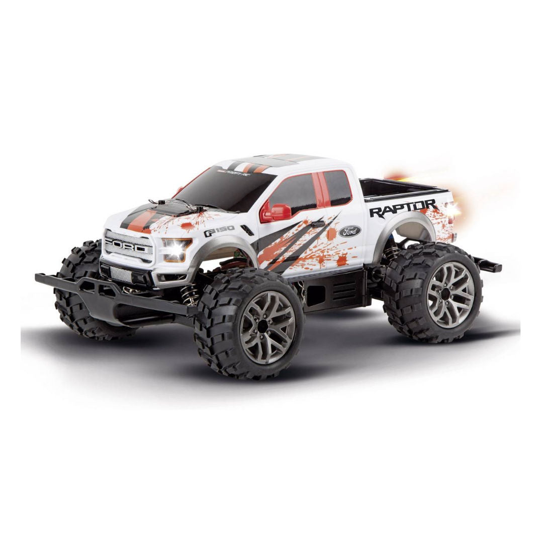 Carrera Profi RC Ford F-150 Raptor PX RC Car 1:18, White/Red, 14+ years
