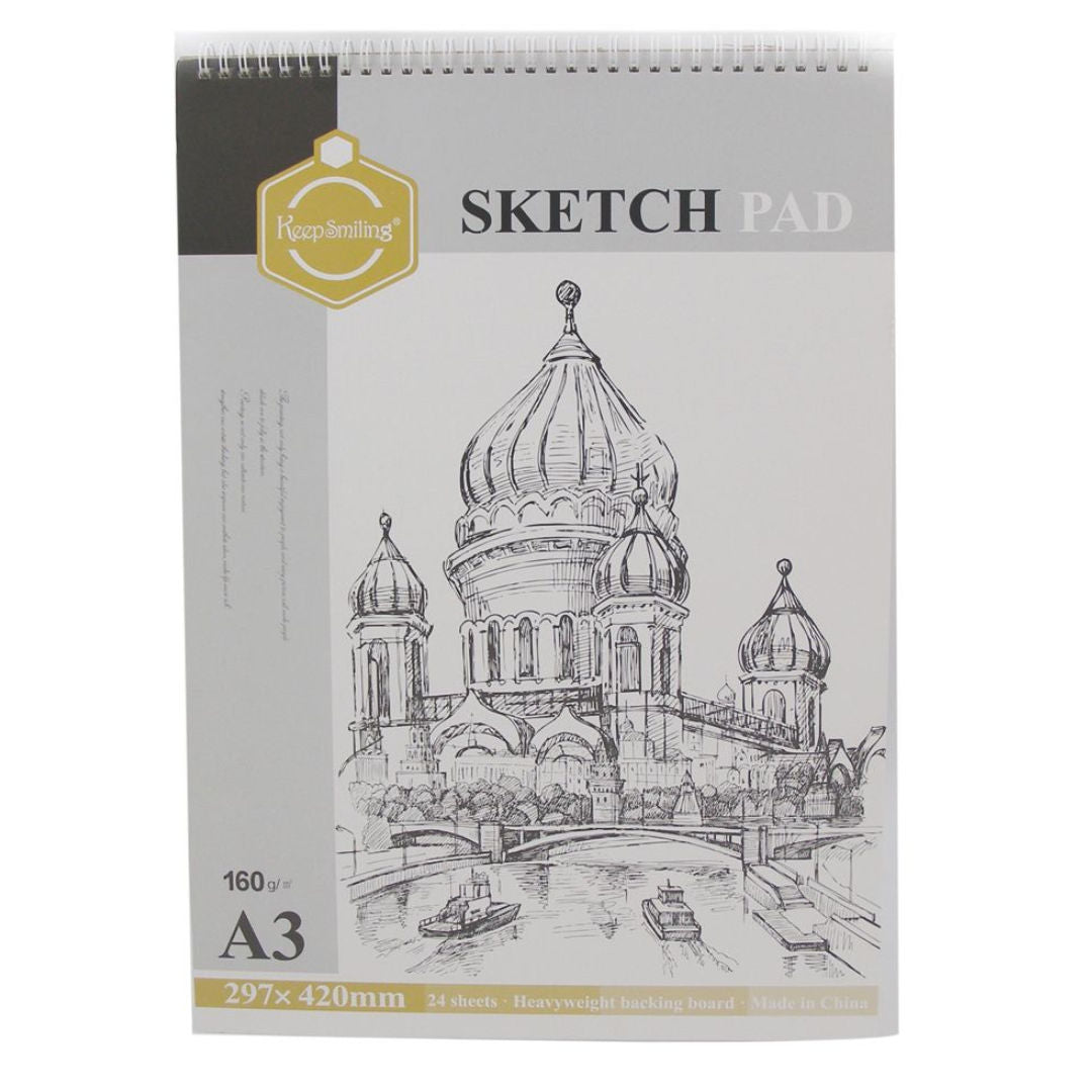 RSC/Keep Smiling Sketch Pad, 160Gsm