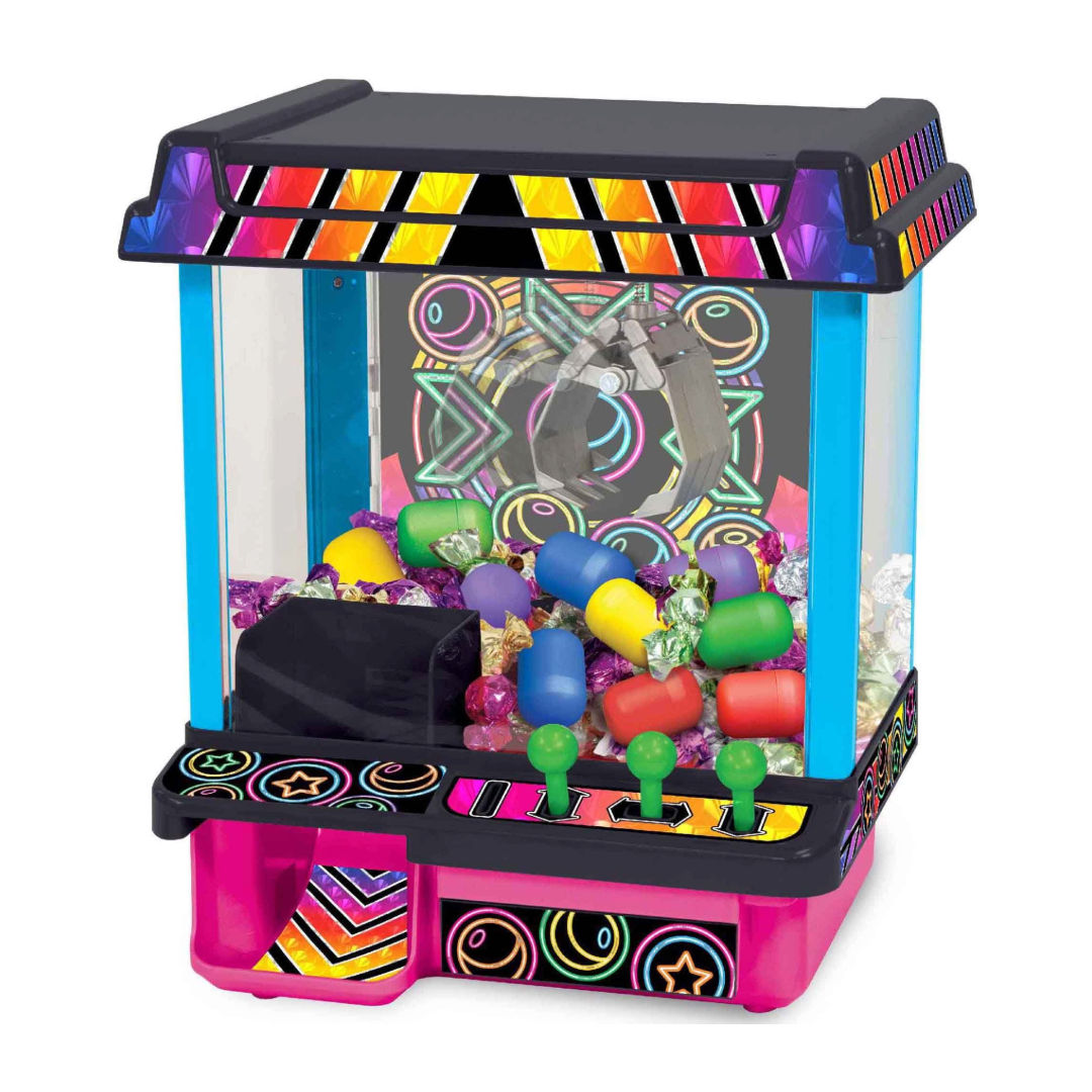 Ambassador Hyper Neon Black Series Electronic Arcade Claw Crane Game,6+ Years