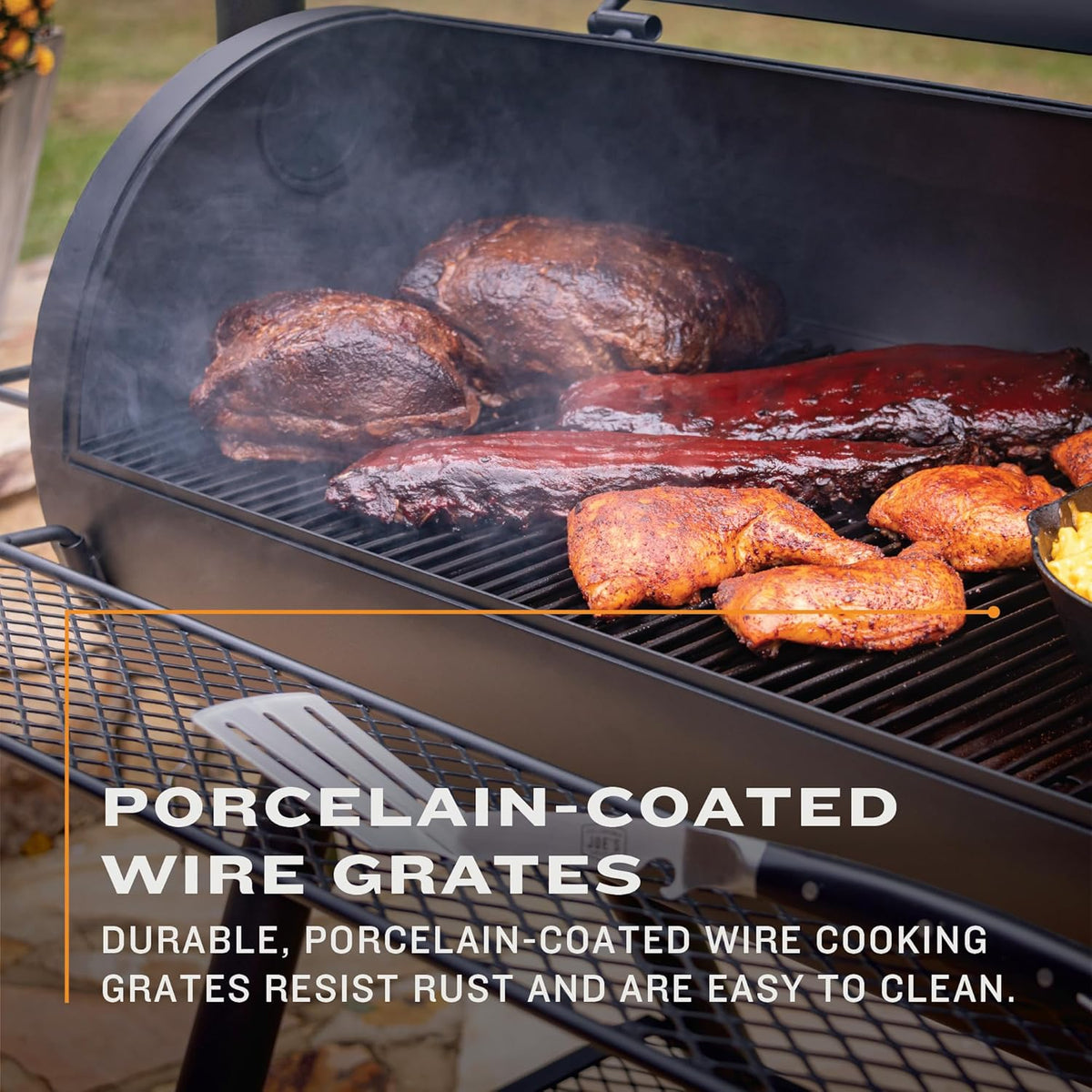 Oklahoma Joe’s Longhorn Offset Charcoal Smoker, 13201747‑50