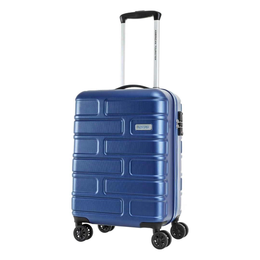 American Tourister Bricklane Hard Luggage Trolley Bag, Blue