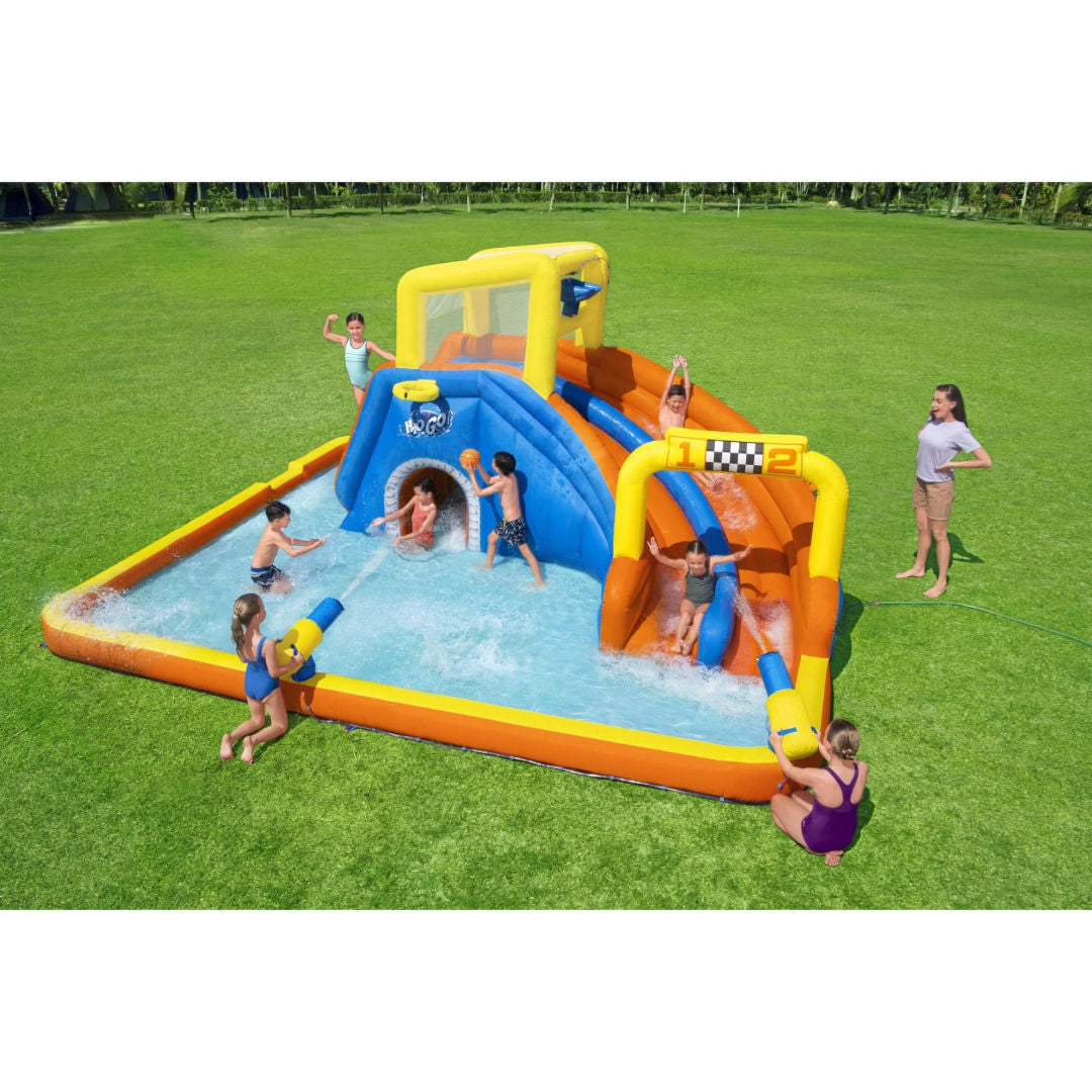 Bestway H2O Go Super Speedway Mega Water Park 5.51 x 5.02 x 2.65 m, 5+ years