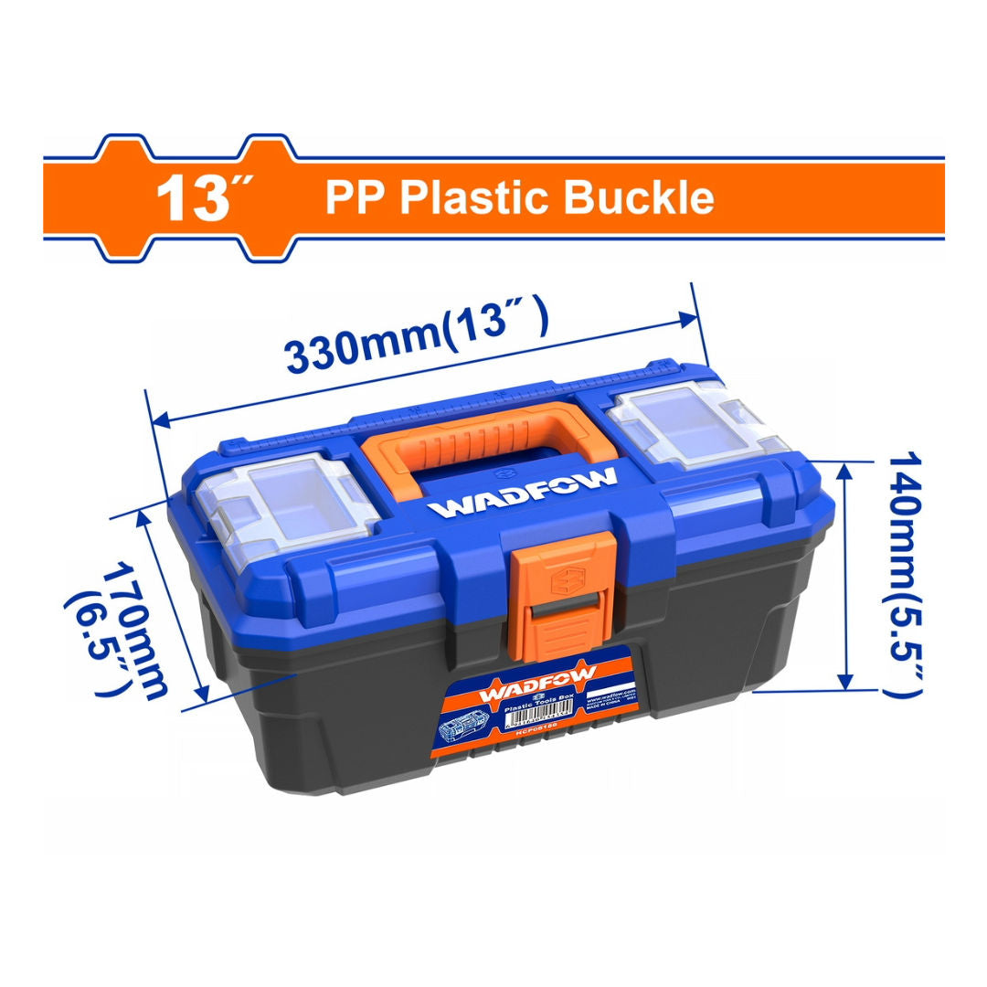 WADFOW 13" Plastic Tool Box, 330×170×140 mm