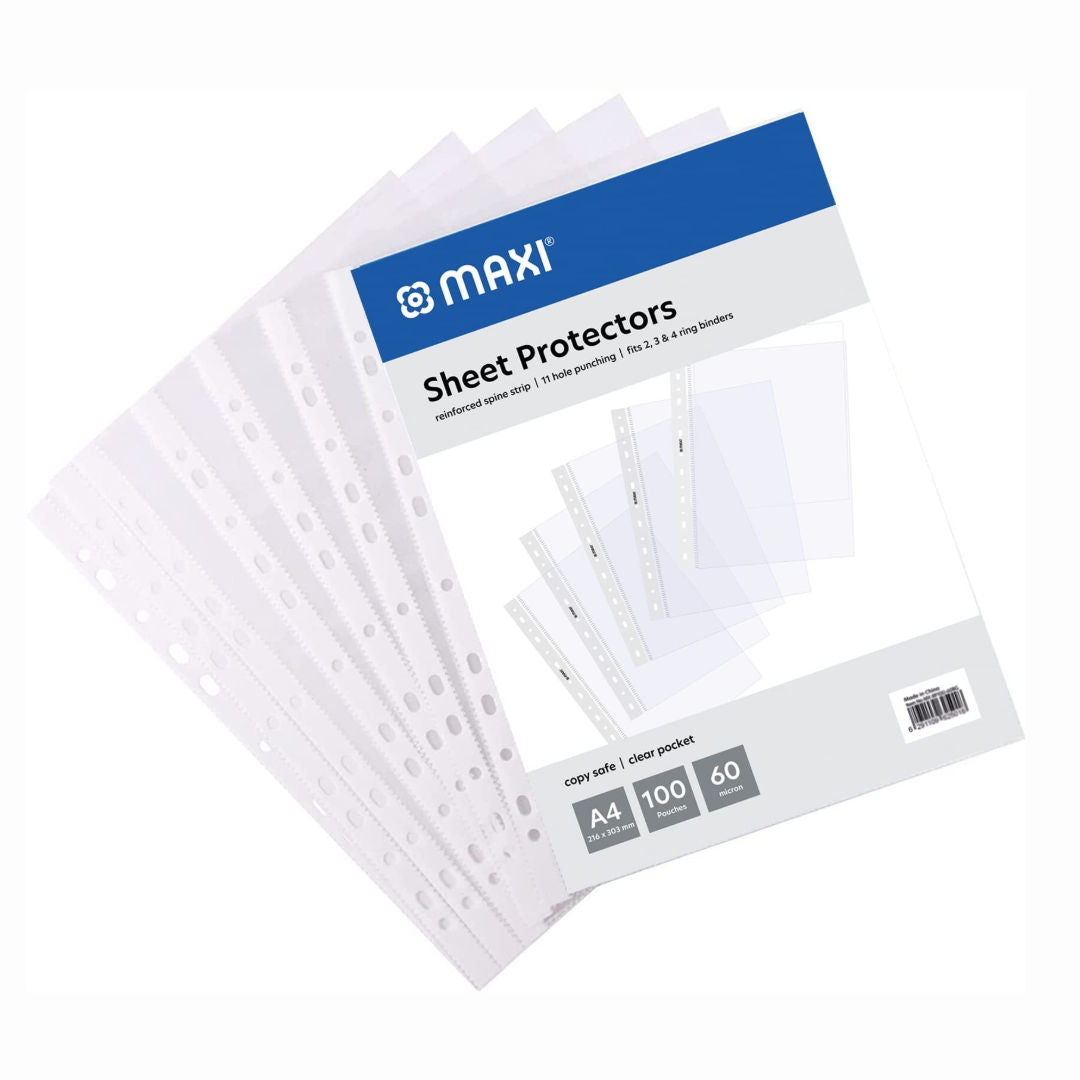 RSC Reap A4 11-Ring Sheet Protector, 100 pieces, EH303