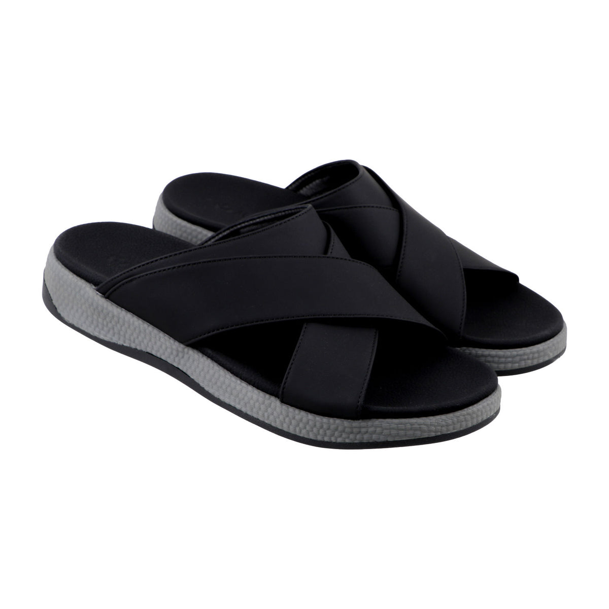 AL FANOOS AF-910 Men's Arabic Style Sandals with PU Leather Upper, EVA Cushioning & TPR Sole