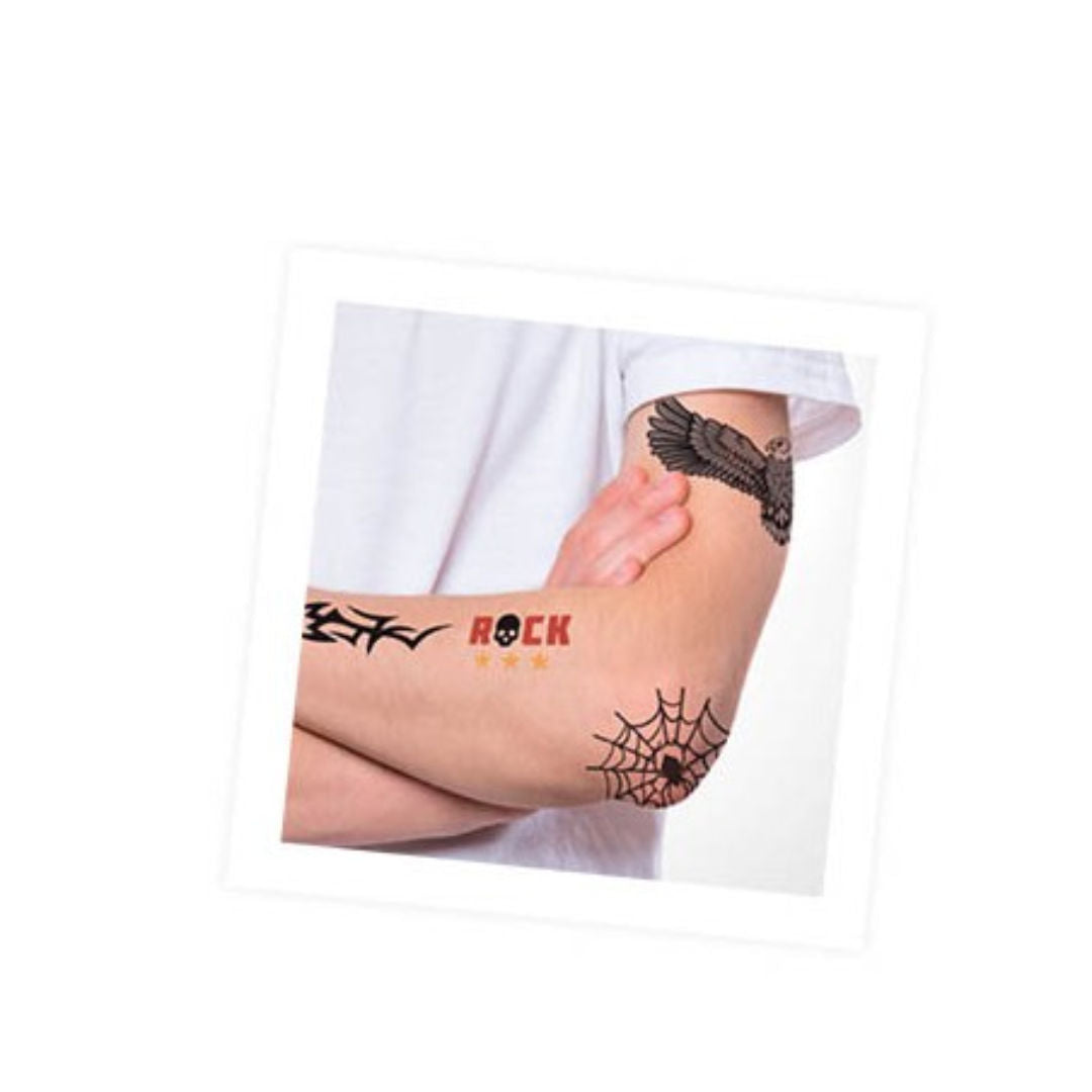 Buki France Be Teens Rock Wash-Off Tattoos Se, (Pack of 75)