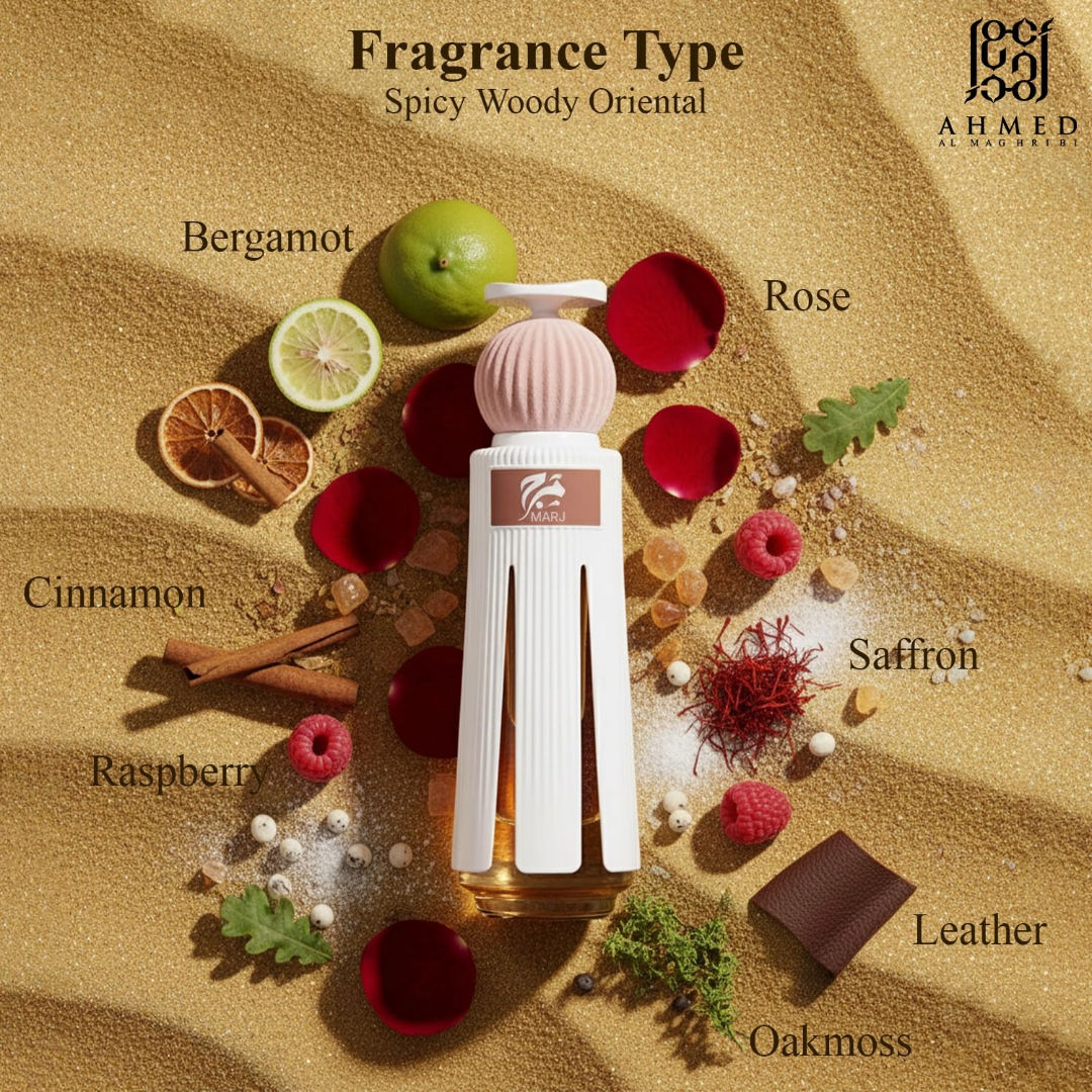 Ahmed Al Maghribi Marj Long-Lasting Perfume, 60 ml