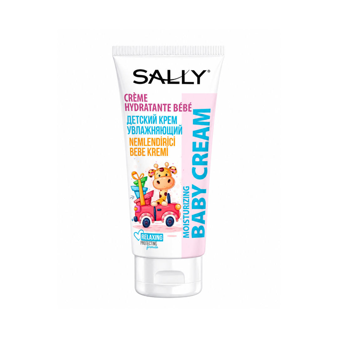 Sally Cream with Vitamin E, Soothing & Moisturizing for Baby Skin, 75 ml