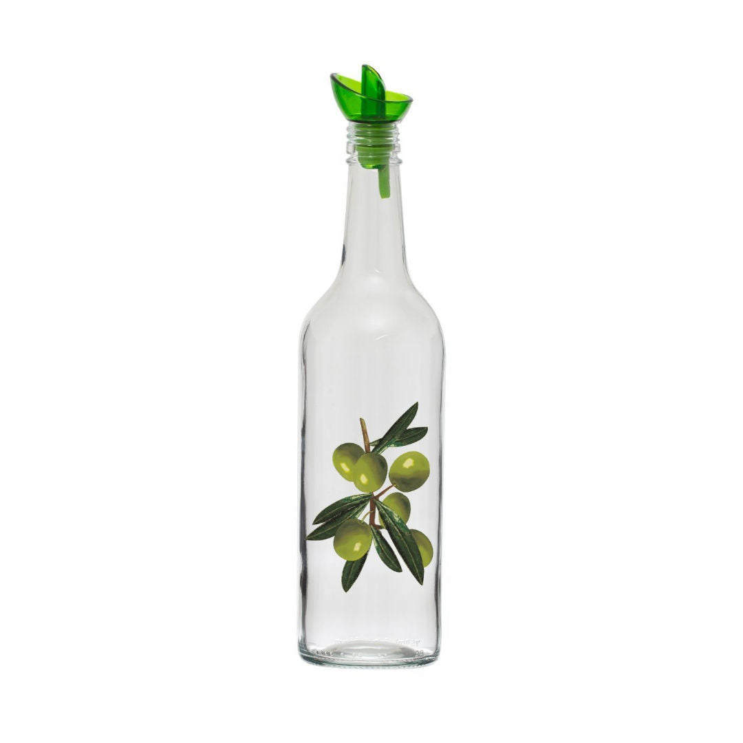 Herevin Oil & Vinegar Bottle, Green Olive