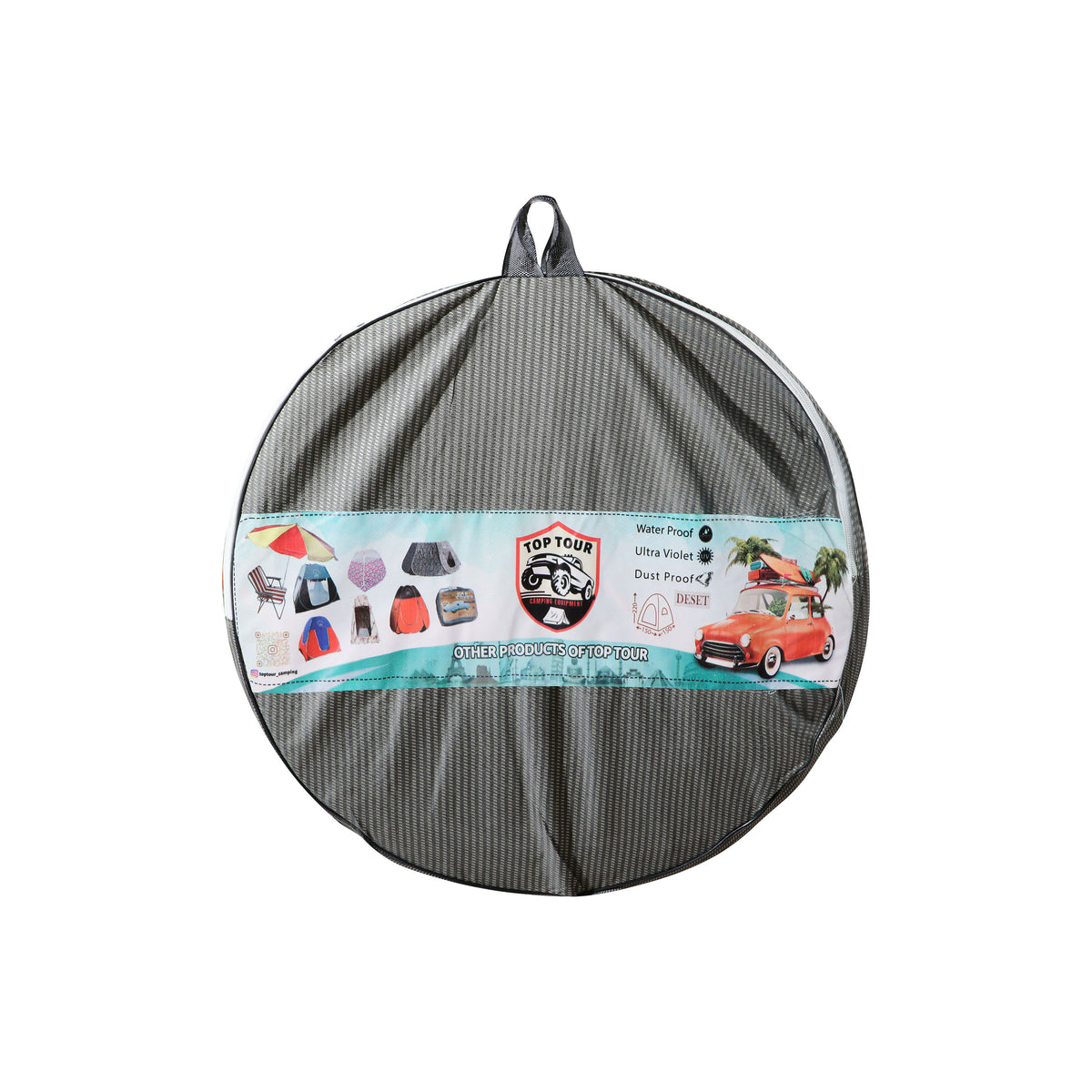 Top Tour Portable Pop-Up Outdoor Privacy Tent-Changing Room, Shower & Toilet Shelter