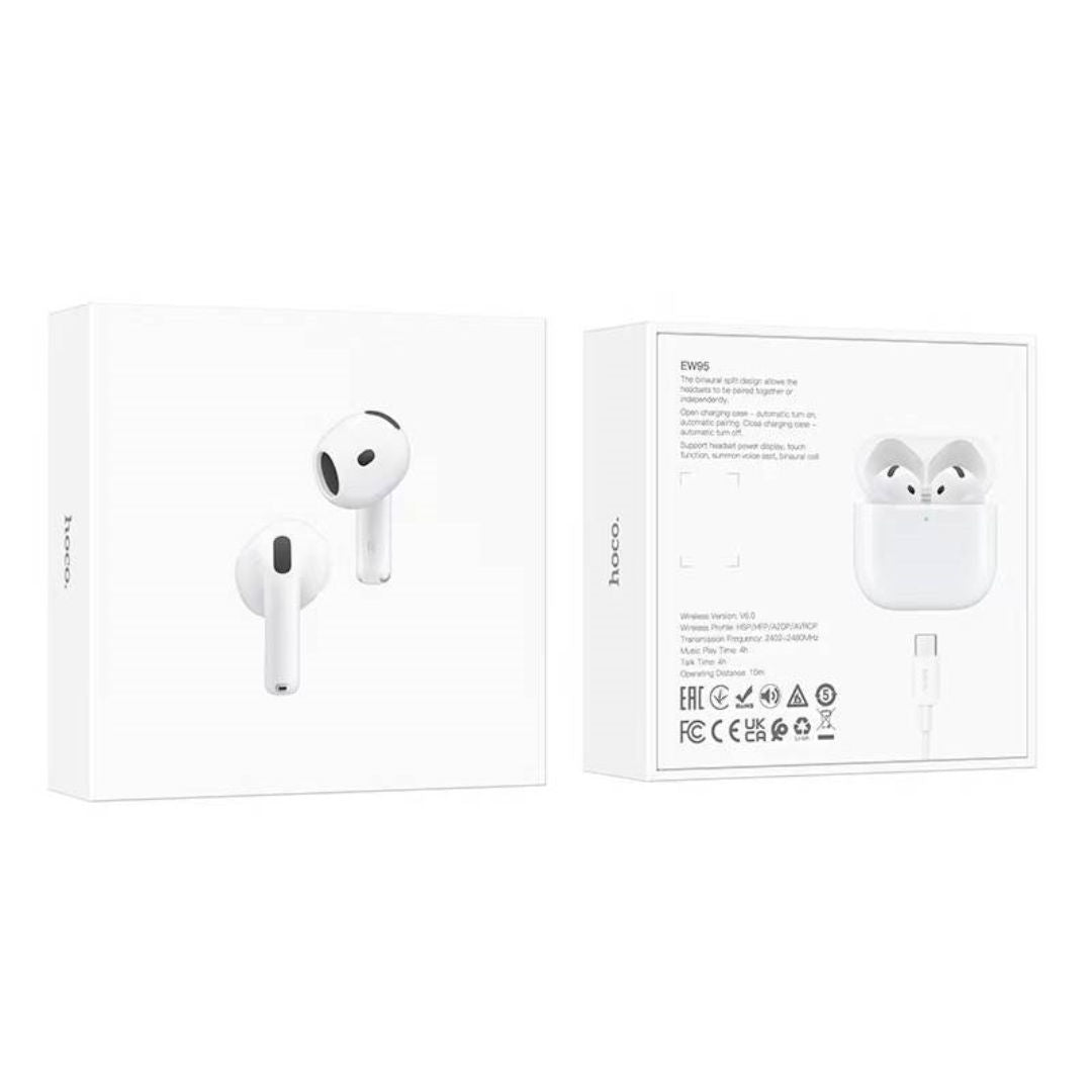 Hoco EW95 True Wireless Stereo Headset, White