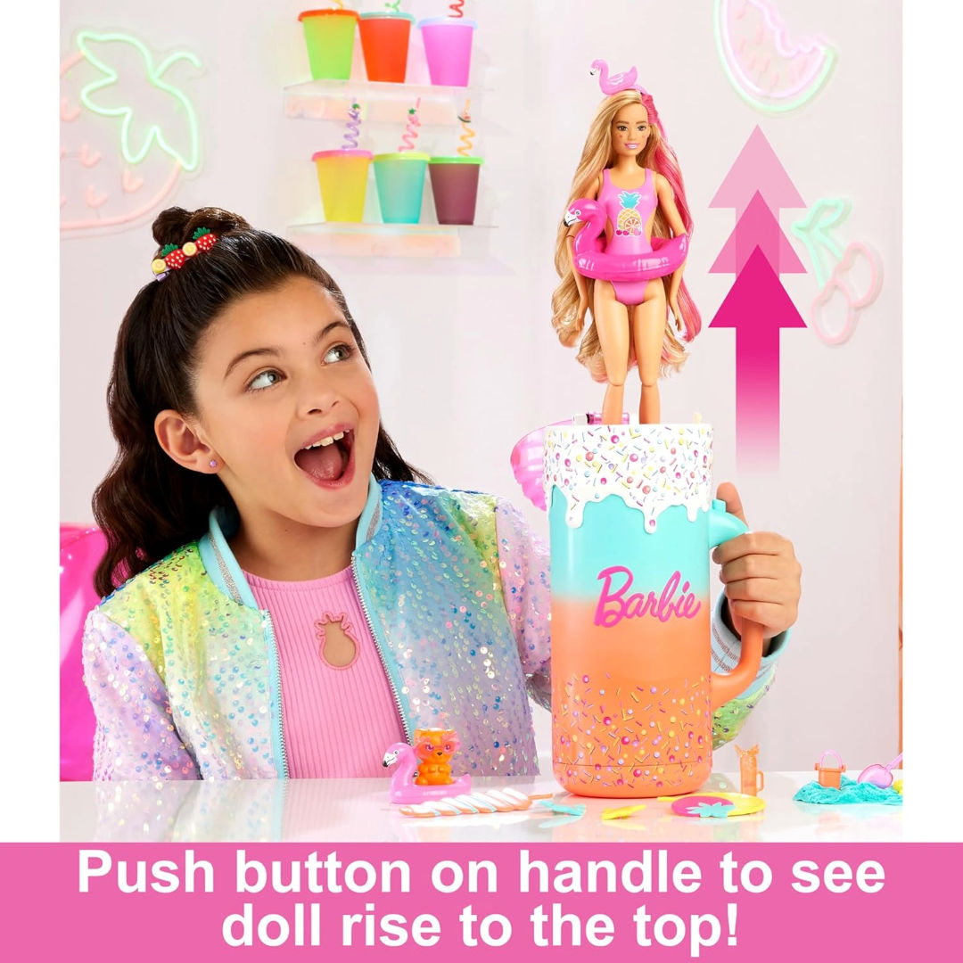 Barbie POP Reveal Rise & Surprise Fruit Series Doll, 3+  Years