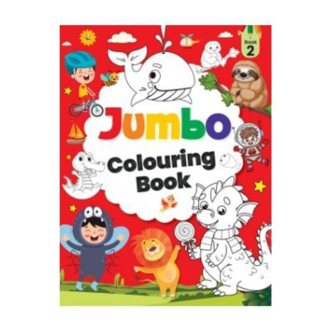 Golden Minds Jumbo Colouring Book