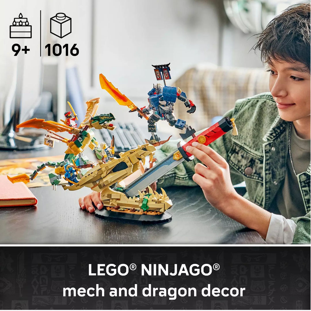 LEGO NINJAGO Battle at the Dragon’s Blade Building Set, 1016 Pieces, Age 9+ Years