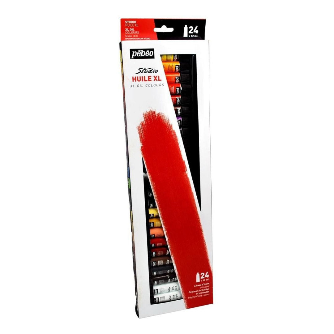 Pebeo XL Fine Oil Paint Set, 24×12ml, 668620
