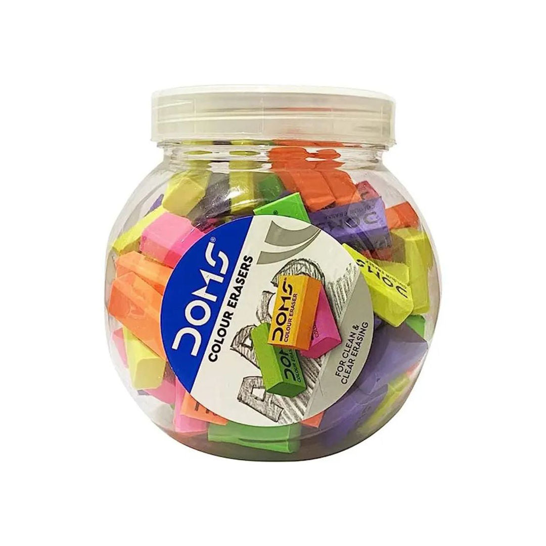 DOMS Colour Eraser Jar