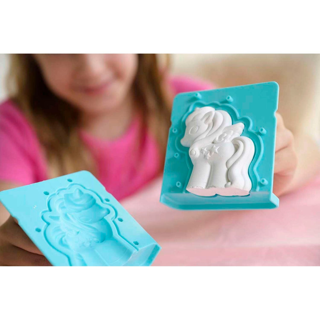 4M Mould & Paint 3D Glitter Unicorn Kit, 5+ Years