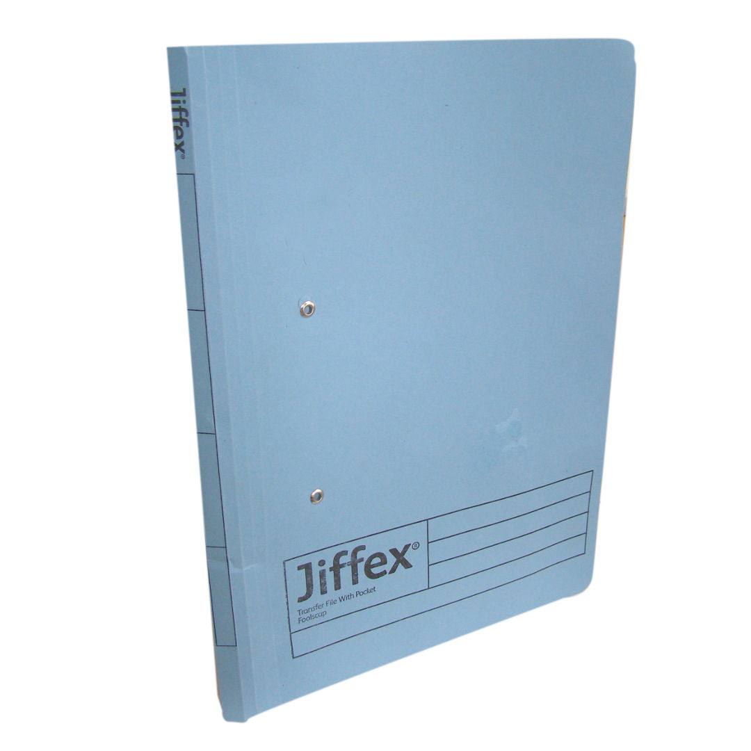 Rexel Eastlight Jiffex Transfer Spring File With Pocket Assorted Colors, Foolscap
