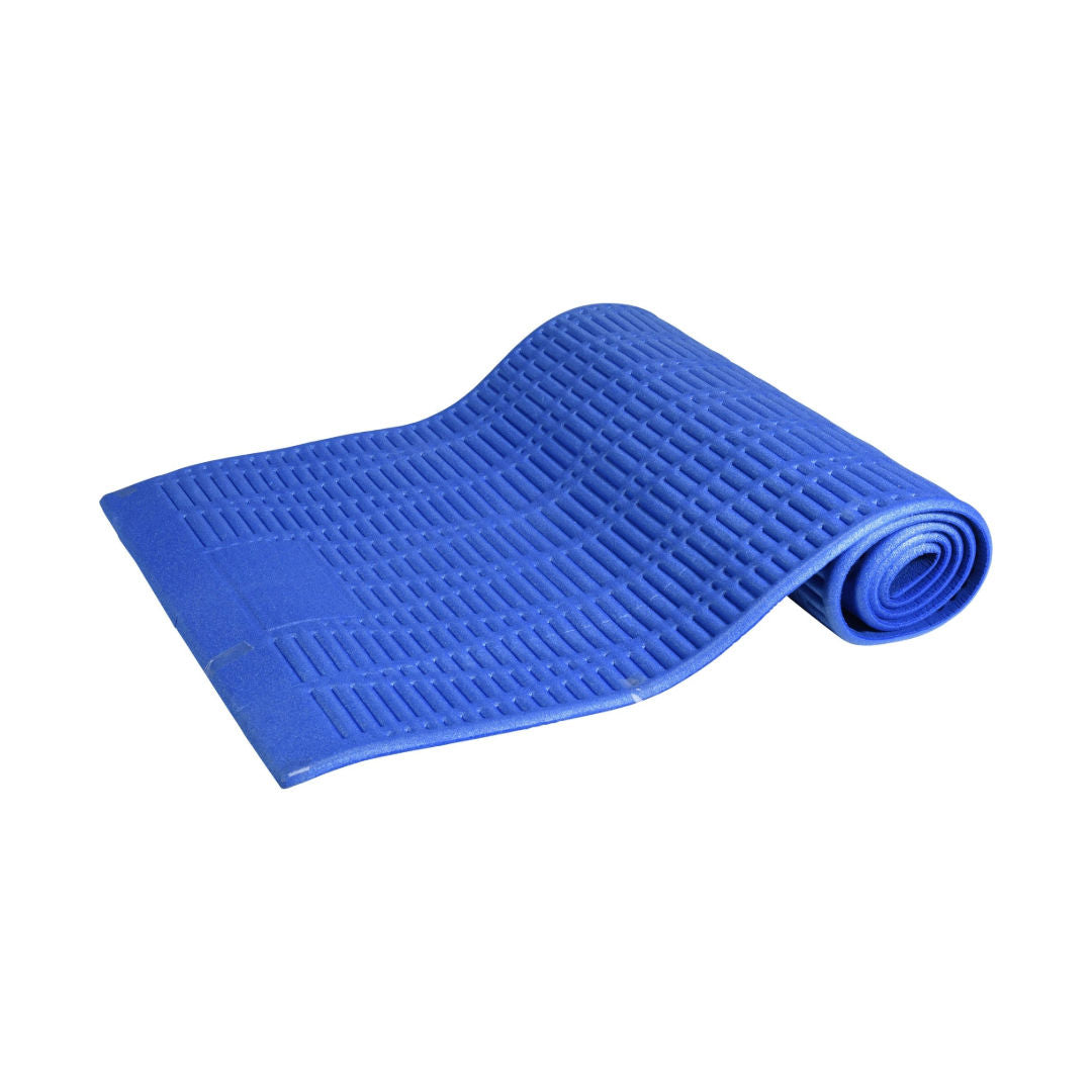 Camp Master Camping Mat, Size 1800x590x10mm, XPE Material, Blue Color, Each Shrink-Wrapped with A4 Color Label