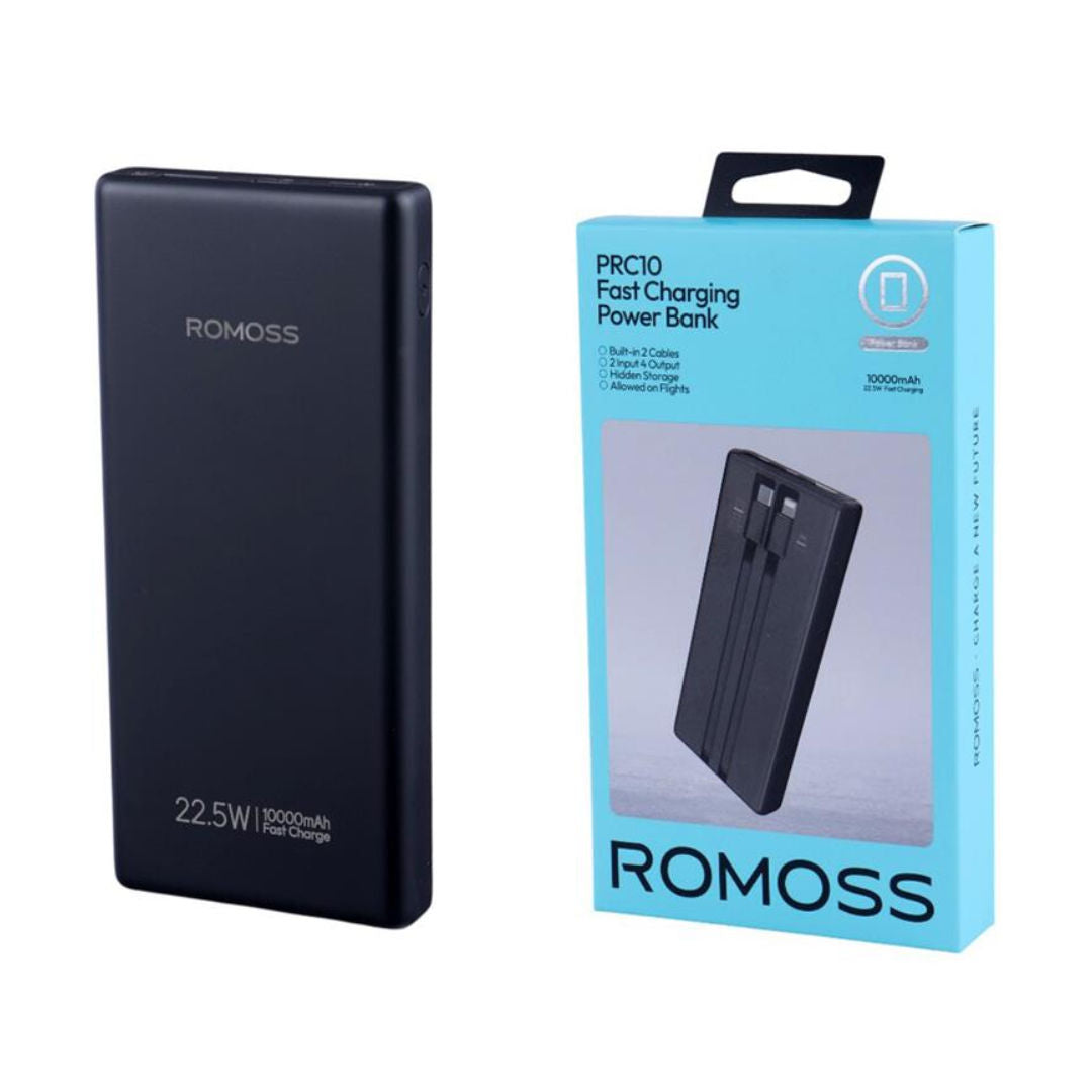 Romoss 10000mAh PD Power Bank and Fast Charger, 22.5W