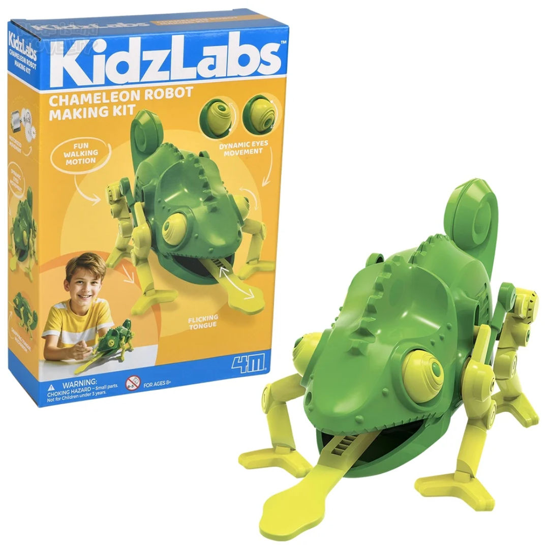 4M KidzRobotix Chameleon Robot Activity Kit, 8+ Years