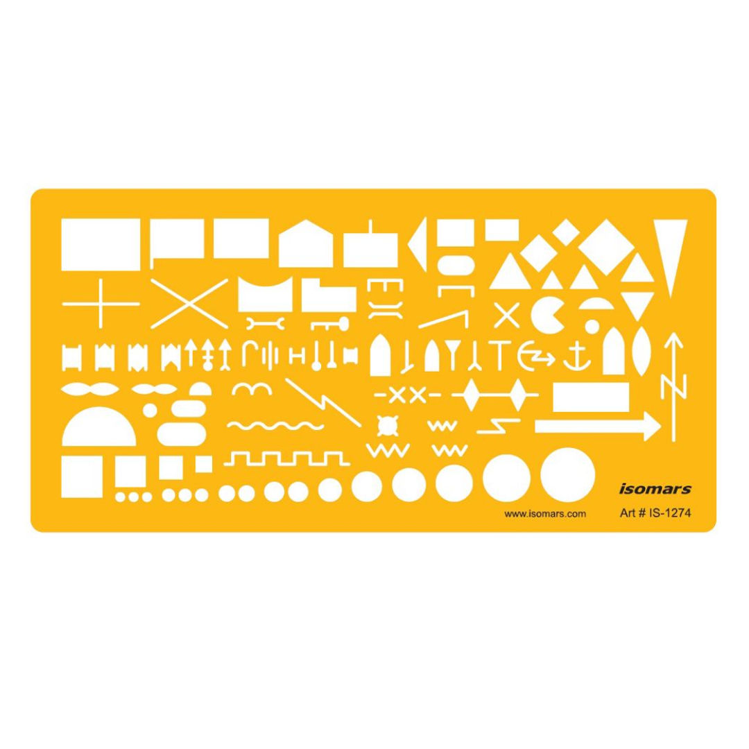 isomars NATO Template, 200×100 mm, 1274