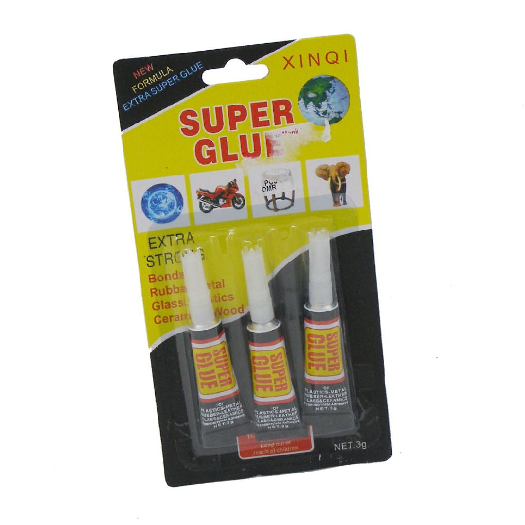 RSC 3-Pieces, Super Glue 3gm Set, Card Pack, D19-40
