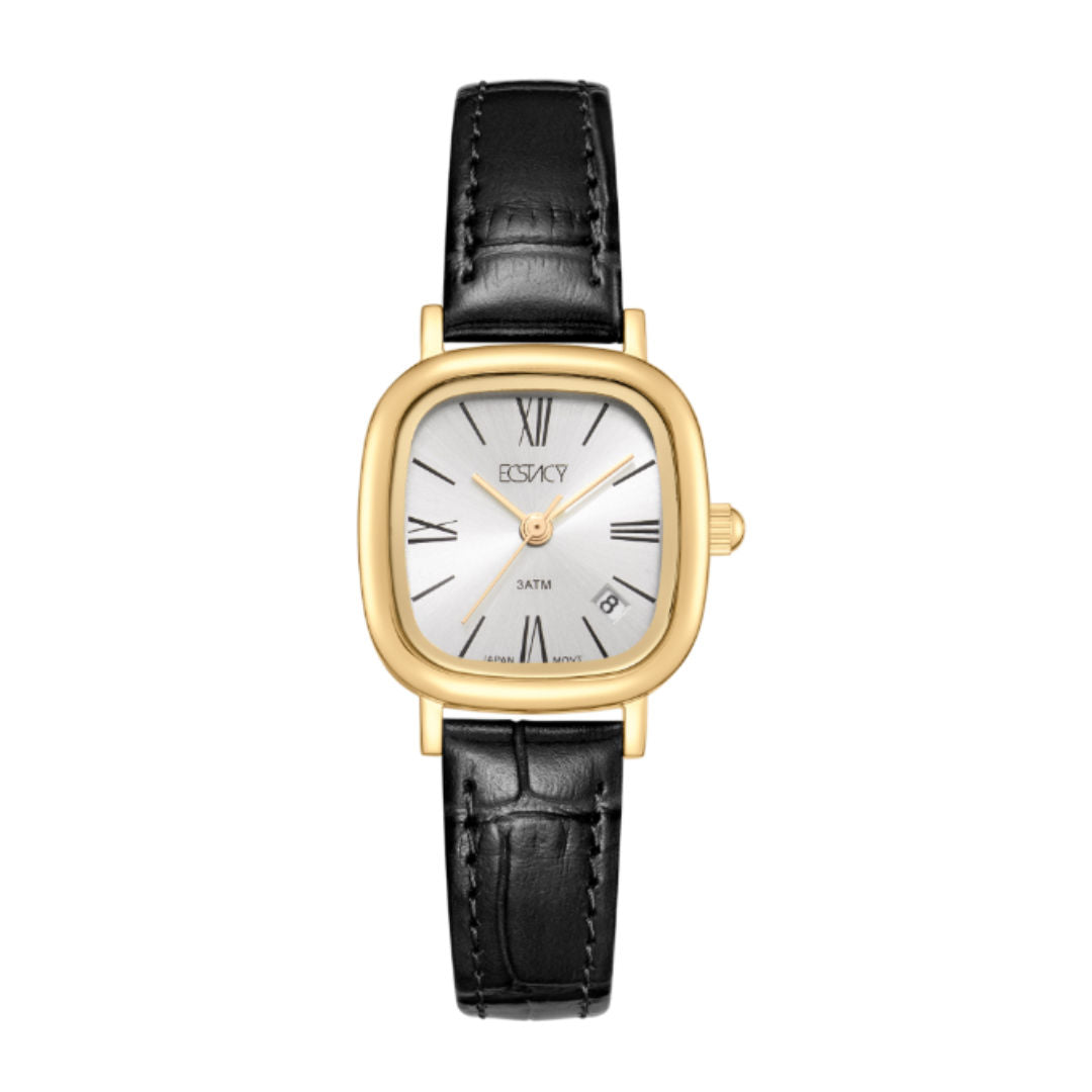 Ecstacy Women's Analog White Dial Watch, E25510 Series
