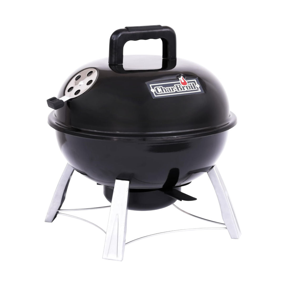 Char-Broil 14" Charcoal Tabletop Kettle Grill, Compact Portable BBQ, 13301719