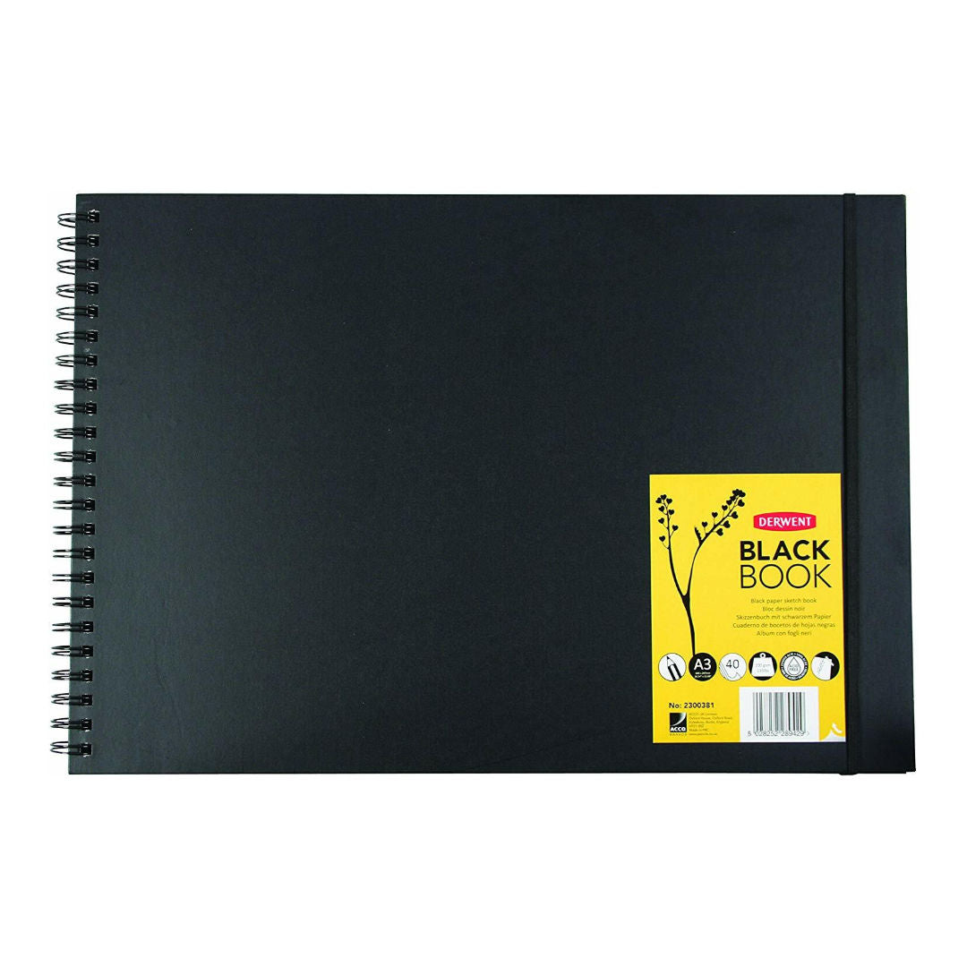 Derwent A3 Black Paper Sketch Book, 2300381