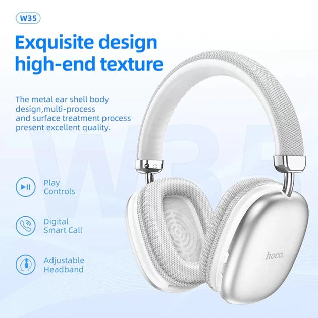 Hoco W35 Air Triumph Bluetooth Wireless Headphones with Micro-SD Support