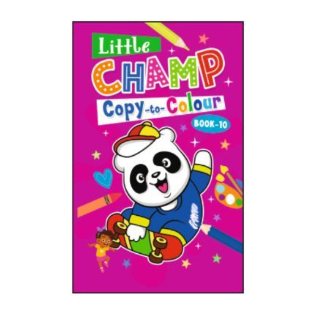 Golden Minds Little Champ Copy-to-Colour Book