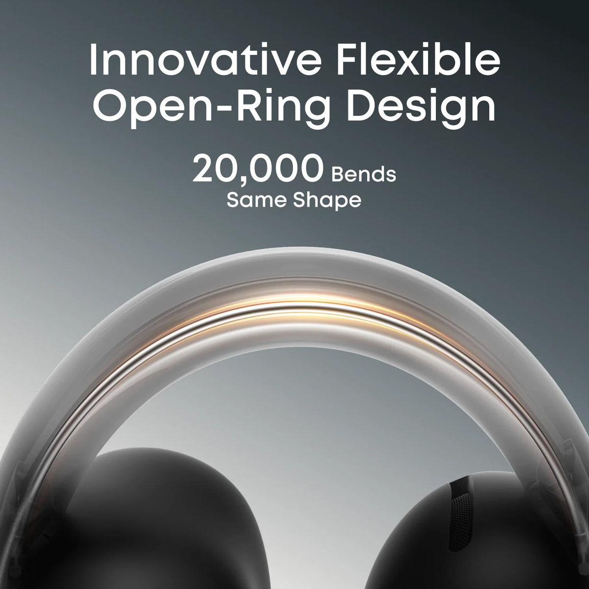 Anker Soundcore AeroClip Open-Ear Clip-On Earbuds, AI Calls, IP55, 32H Playtime