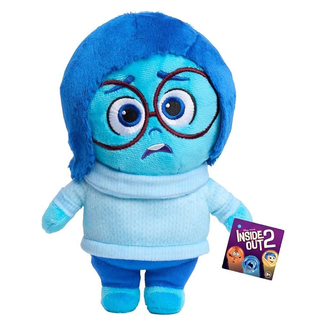 Disney Pixar Inside Out 2 Sadness Plush Toy, 19 cm, For Age 3+ Years