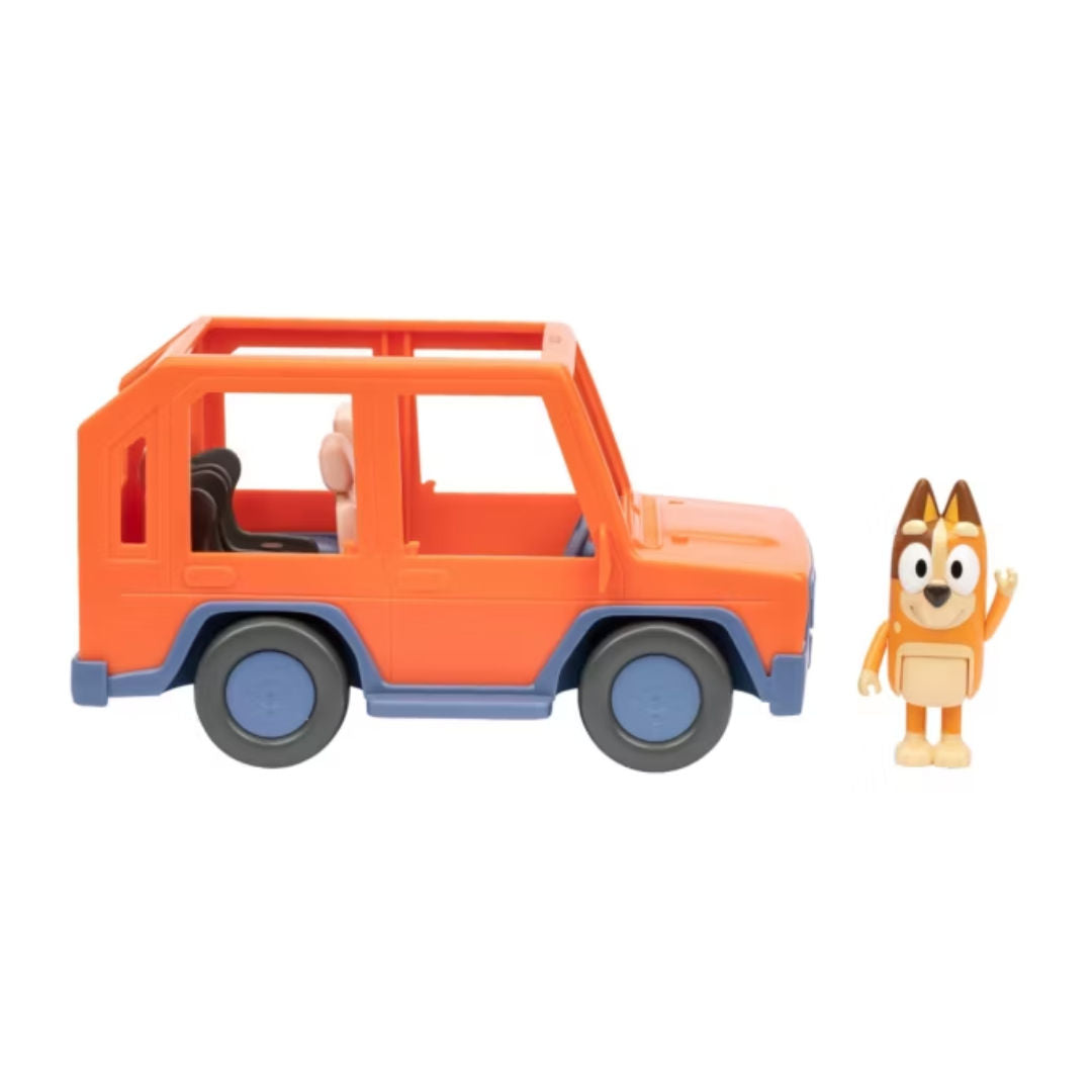 Bluey Series 11 Heeler Family Road Trip 4WD Vehicle Playset 2 Pieces, 3+ years