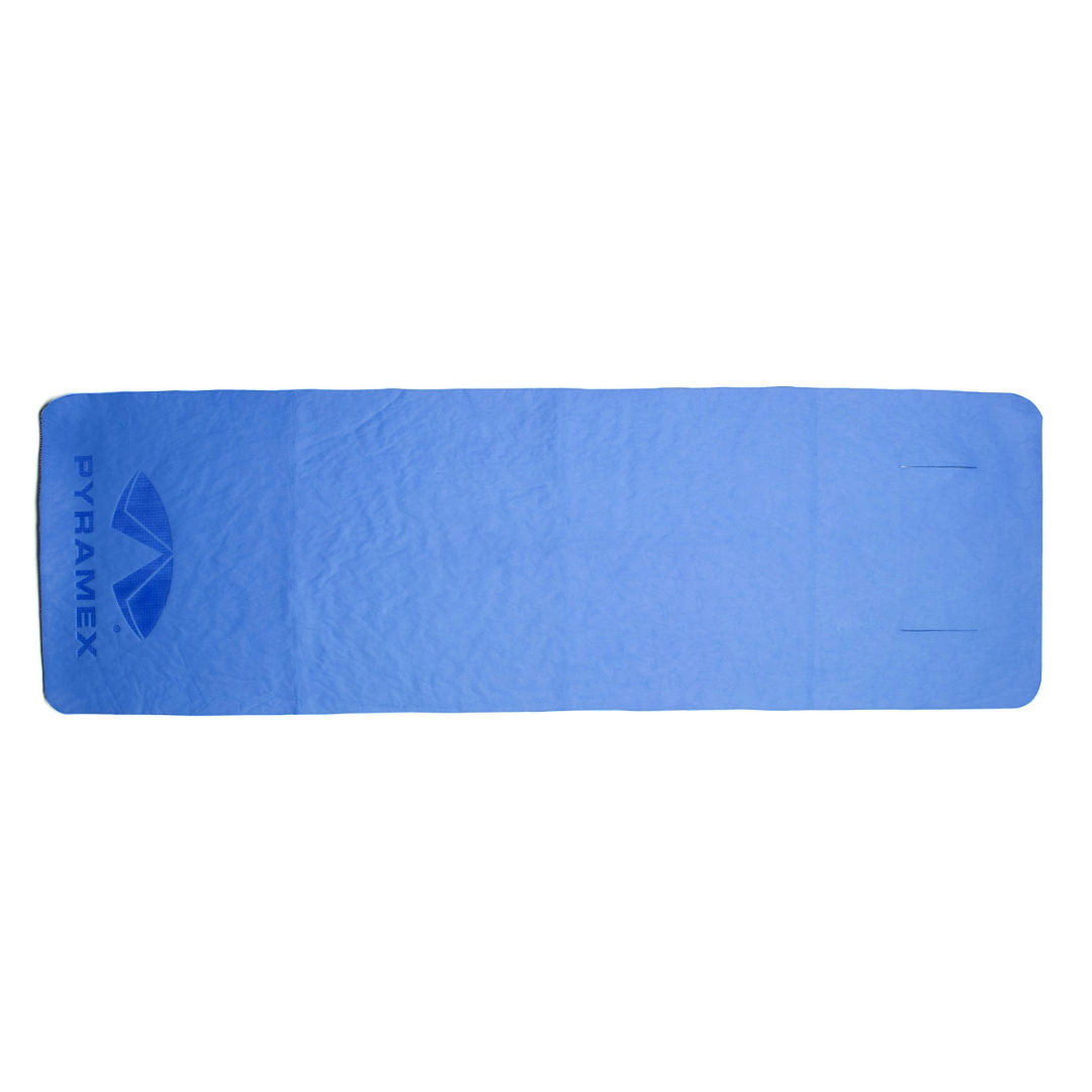 Pyramex C260 Cooling Towel Wrap, Blue, Reusable Evaporative Cooling Neck Wrap, UPF 50+ Protection