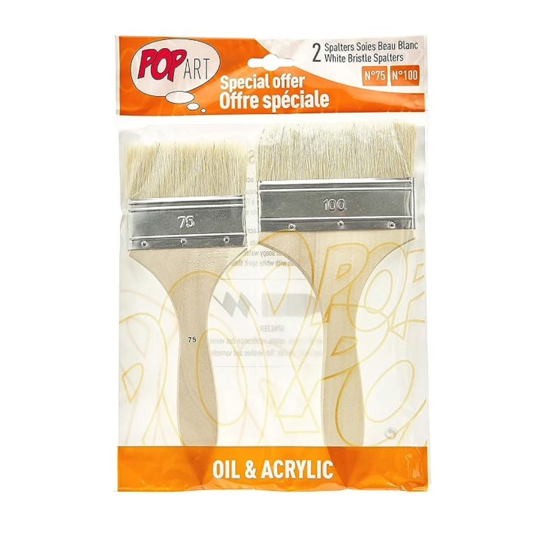 Pebeo Spalter Brushes Set, 2 pieces