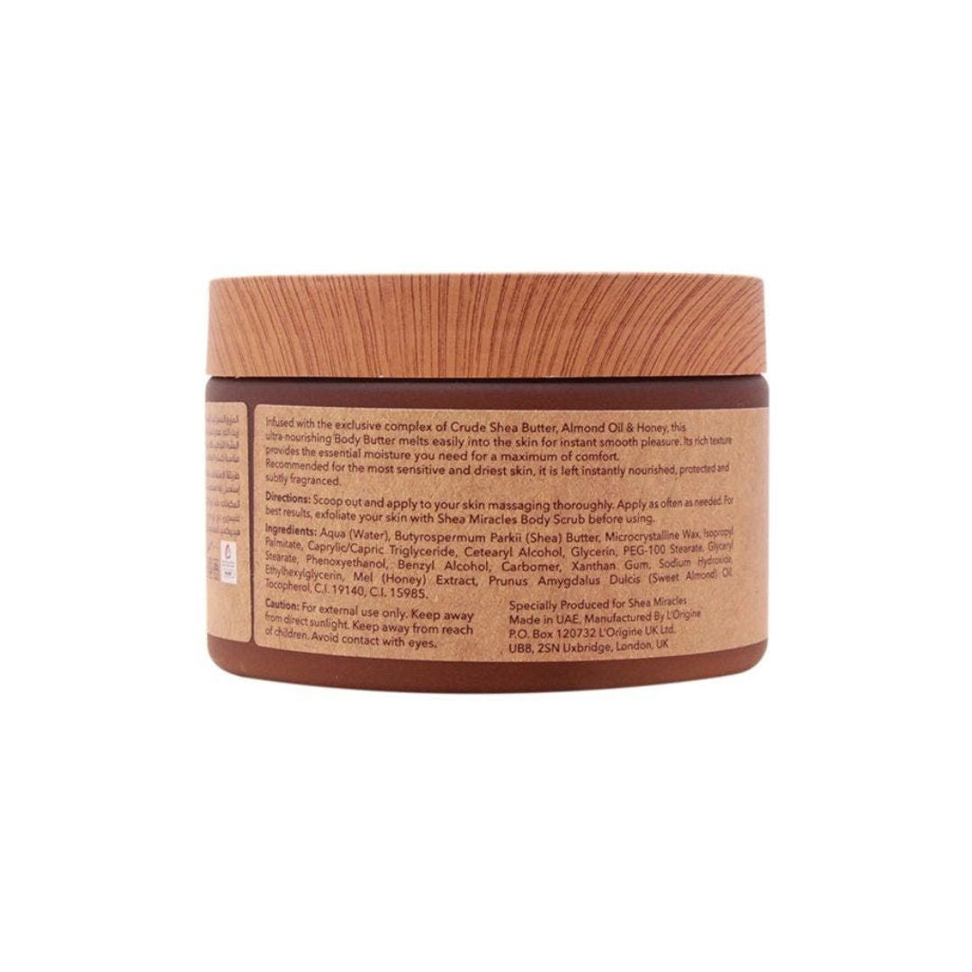 Shea Miracles Shea Body Butter Almond Oil and Honey