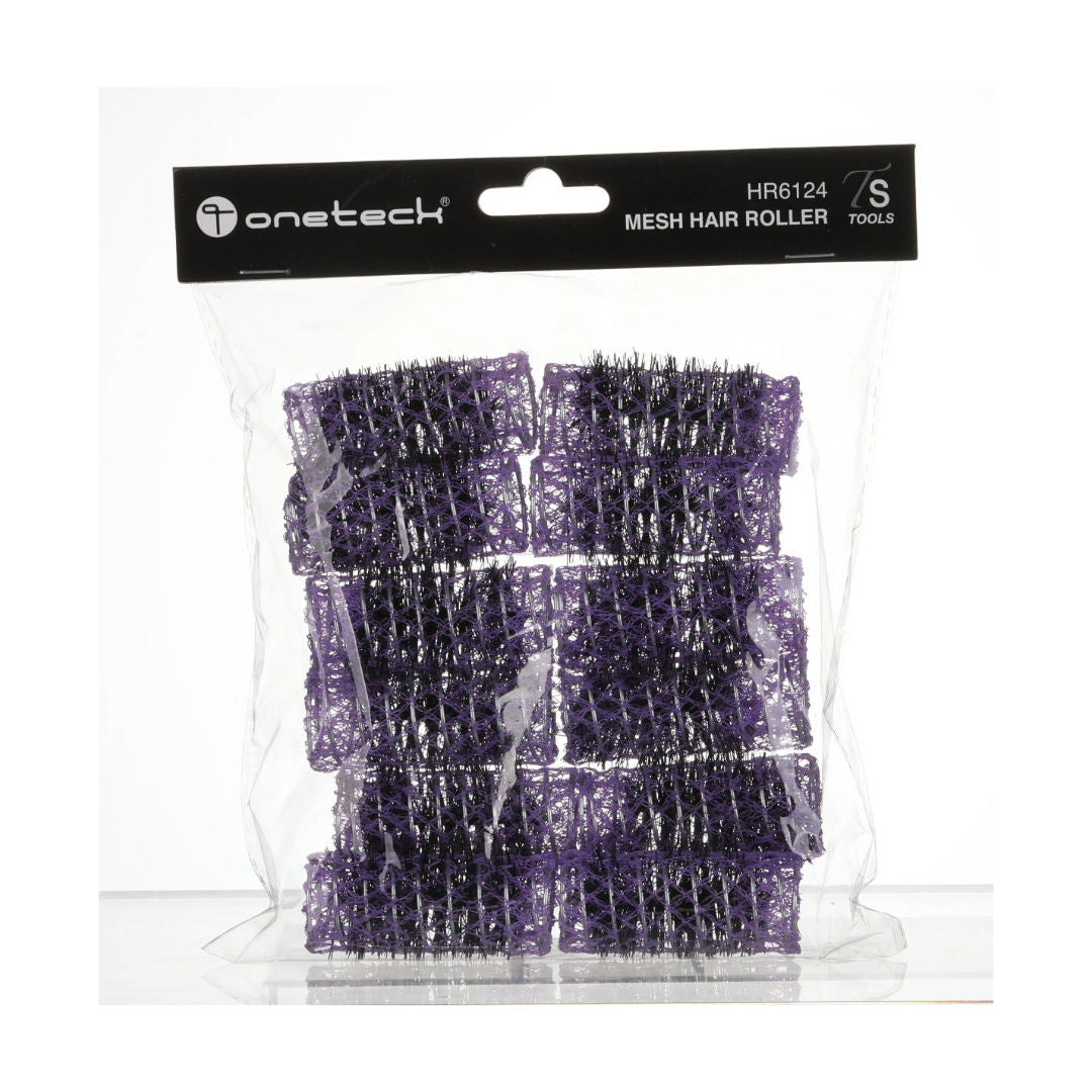 onetech Mesh Hair Rollers, 12 Pieces