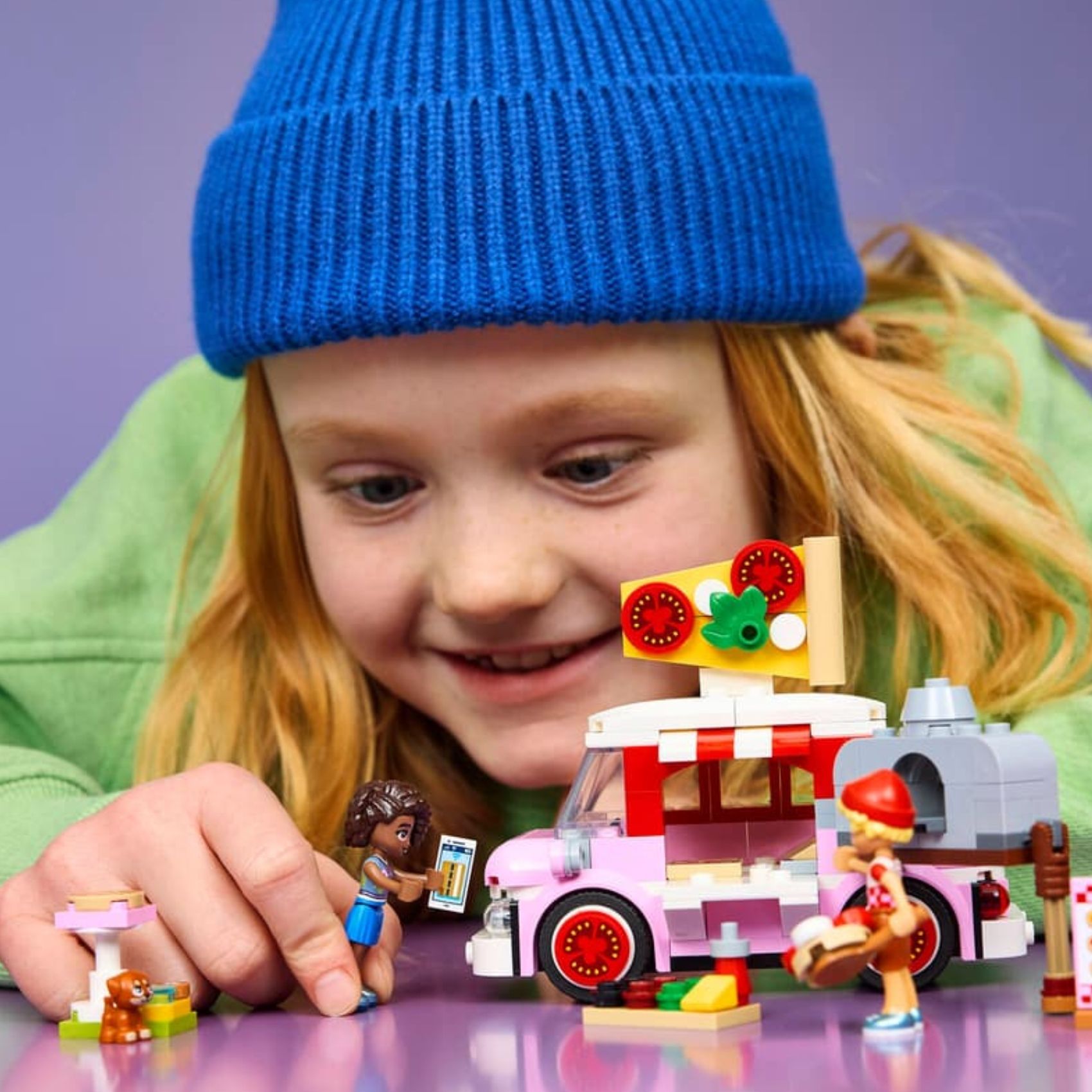 LEGO Friends 42694 Pizza Truck Building Toy Set, 190 Pieces for Girls and Boys Ages 6 Years and Above