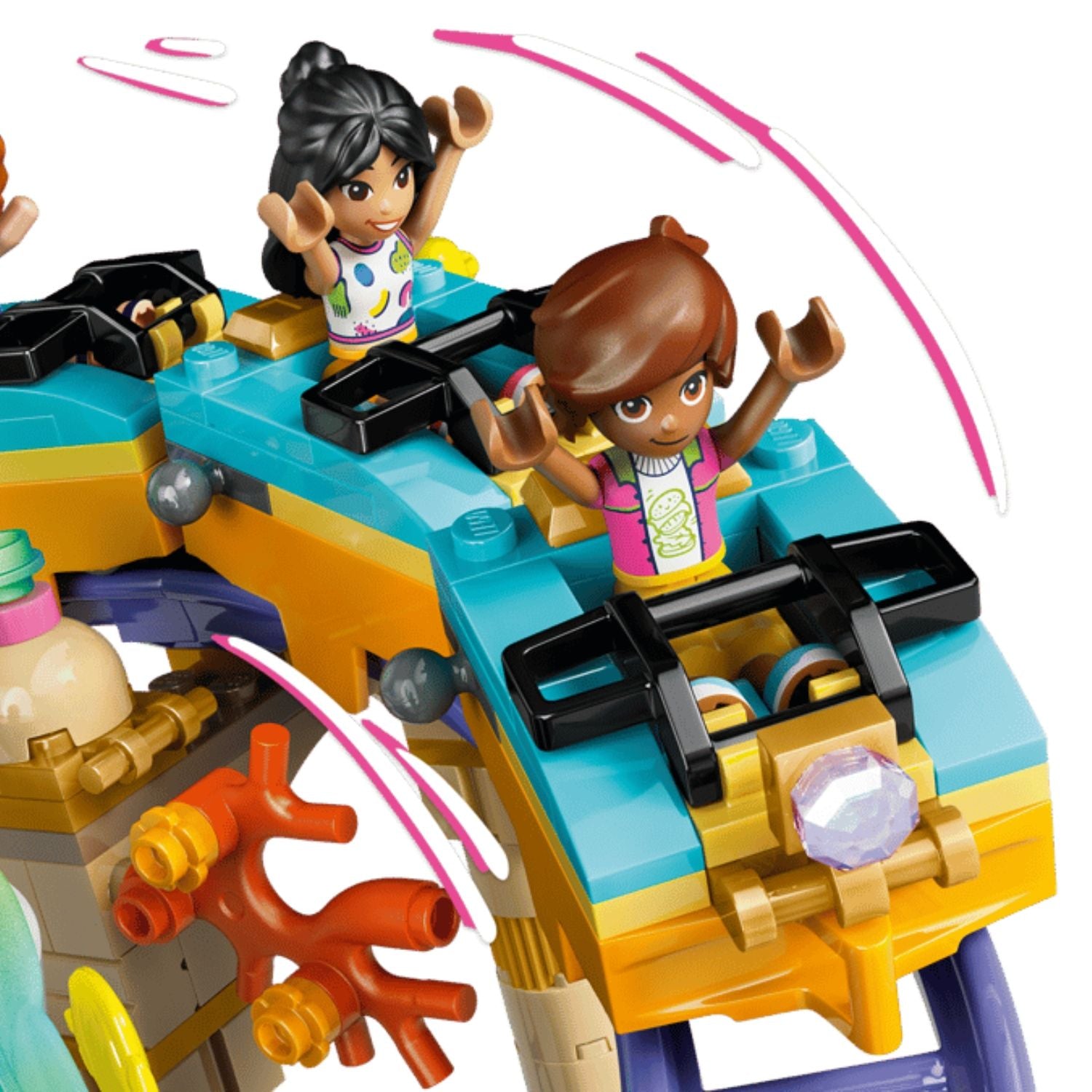 LEGO Friends 42703 Mermaid Roller Coaster Ride Building Toy Set, 864 Pieces for Girls Ages 8 Years and Above