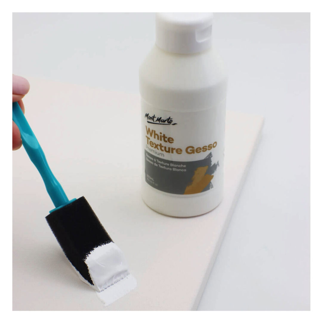 Mont Marte Hobby Foam Brushes Set, 5-Pieces