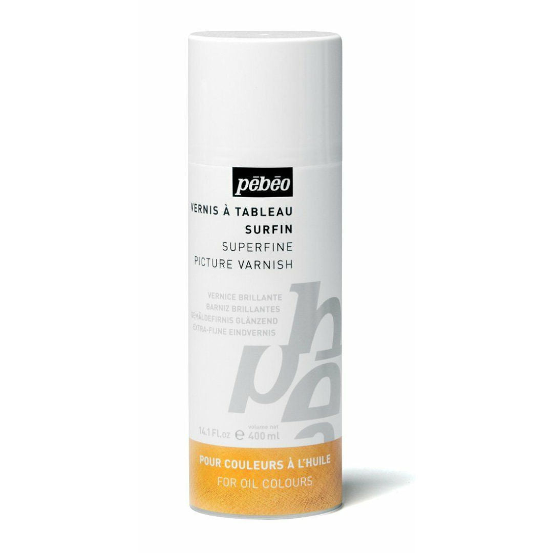Pebeo Oil Varnish Spray, Satin / Super Fine, 400 ml