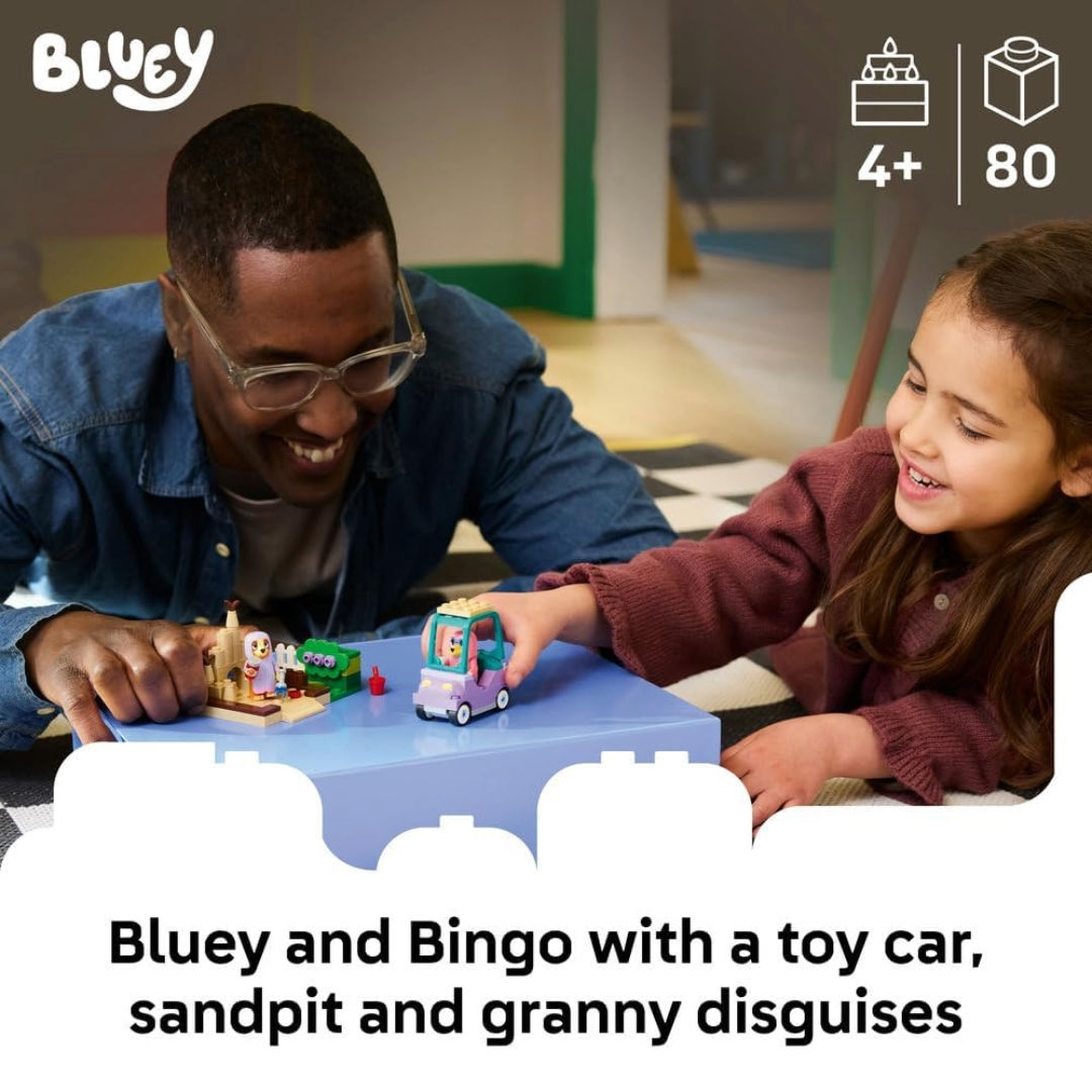 LEGO Bluey Grannies with Bingo and Bluey, 80-Pieces 4+ Years