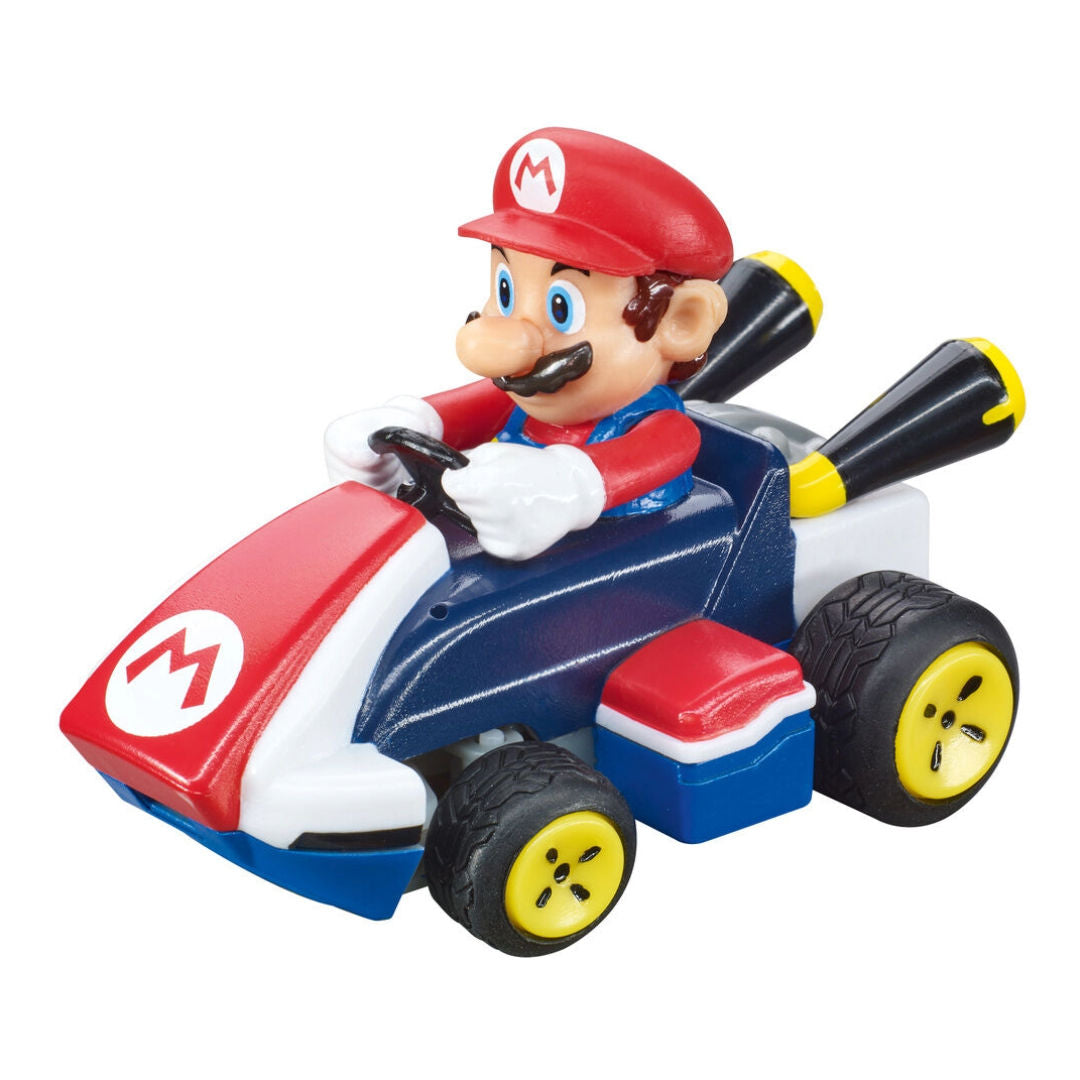 Carrera RC Mario Kart Mario Mini RC Car 1:50, Red/Blue, 3+ years