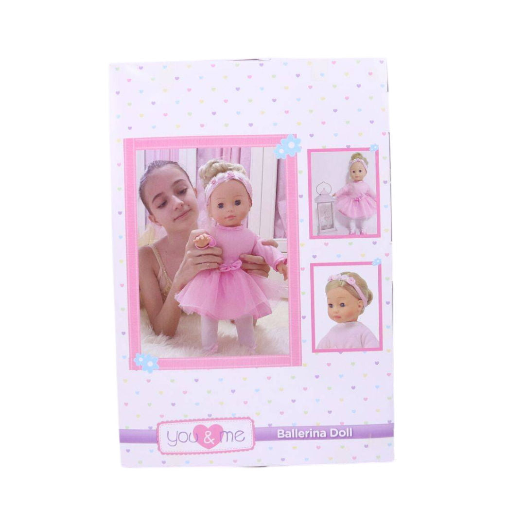 Bambolina Molly Ballerina Melody Doll, 40cm, Pink, 3+ Years