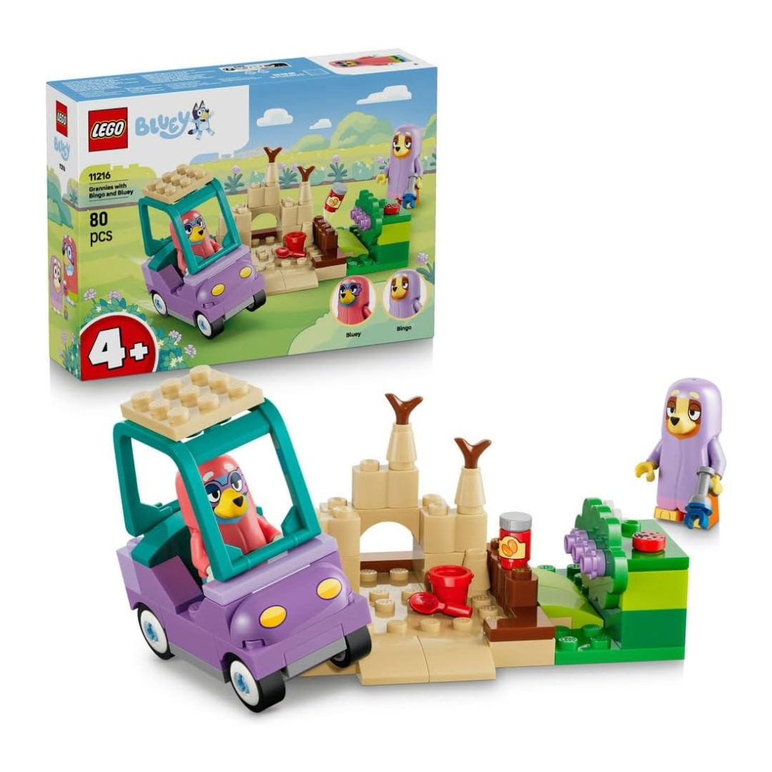 LEGO Bluey Grannies with Bingo and Bluey, 80-Pieces 4+ Years